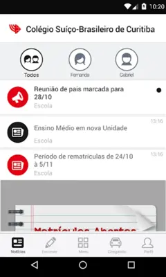 Colégio Suíço-Brasileiro PR android App screenshot 1